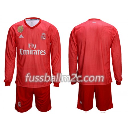 Fußballtrikots Real Madrid Kinder Ausweich Trikotsatz 2018-2019 Langarm Fußballtrikots Real Madrid Kinder Ausweich Trikotsatz 2018-2019 Langarm